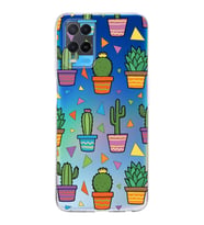 PrintiFy Oppo A54 4G ile Uyumlu Water Color 4  Kamera Korumalı Şeffaf  Kılıf