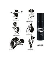 Çılgın Aşklar Spray Tattoo Geçici Dövme Yapma Seti Sprey Dövme Kiti