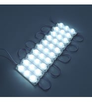 Beyaz 3 Ledli Kablolu Parmak Led 12 v 5li