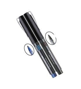 Mavi Siyah Pilot Kalem İğne Uçlu 0.5 Needle Point Roller 2 Adet 0,5 Uçlu Faber Castell Pilot Kalem Mavi Siyah 2 Adet (Mavi-Siyah)