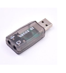 5.1 USB Ses Kartı Siyah