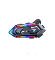 Y20 Motor Kurye Kask Kulaklık Rgb Modlu Bluetooth Motosiklet Kulaklık 5.3 Bluetooth Interkom