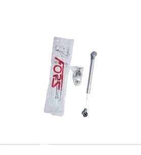 FORS Kısa Gazlı Piston 80N Mat Gümüş 15 cm – Mobilya Kapak Pistonu - 2 Adet