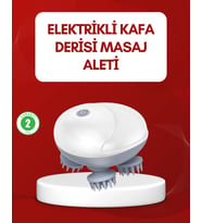 Su Geçirmez Elektrikli Kafa Masaj Cihazı Ipx7