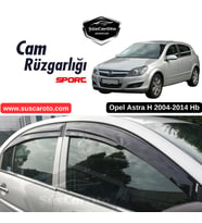 Opel Astra H 2004-2014 Hb Uyumlu Mugen Cam Rüzgarlığı Seti Piano Black 4'lü İthal