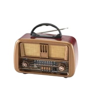 Nostaljik Ahşap Radyo Bluetootlu Usb Sd Mp3 Ns-8068BT