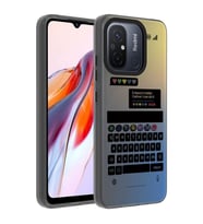 Xiaomi Redmi 12C Kılıf Desenli Zore Dragon Sert Kılıf Klavye