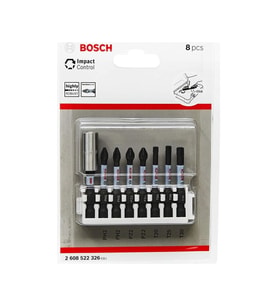 Bosch 2608522326 Impact Control 8 Parça Vidalama Bits Uç Seti