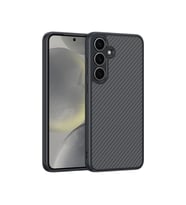 Galaxy S25 Plus Kılıf M-safe Şarj Özellikli Karbon Fiber Tasarımlı Zore Elnino Kapak