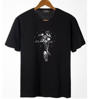Uçan Balon Astronot Tişört (Siyah)