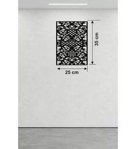 Gotham Temalı Ahşap Duvar Saati - 25X35 Cm Kesim Dekoratif Saat