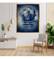 ÇERÇEVELİ ATATÜRK TABLO S63