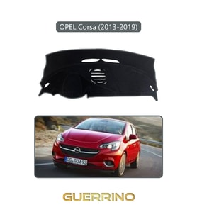 OPEL Corsa (2013-2019)TORPİDO KORUMA HALISI GRİ KENAR