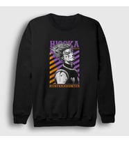 Presmono Unisex Siyah Hisoka Anime Hunter X Hunter Sweatshirt 317841tt