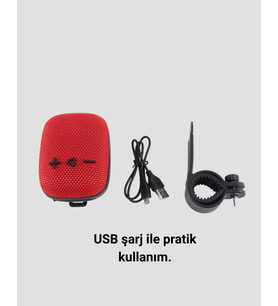 USB TF Kart ve FM Radyolu Bluetooth Hoparlör 5W