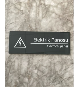 Elektrik Panosu Uyarı Levhası