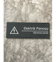 Elektrik Panosu Uyarı Levhası