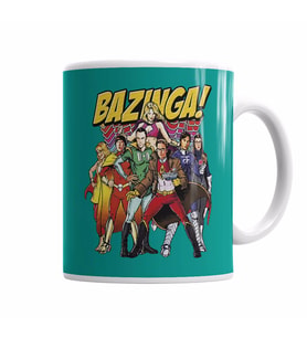 Camiseta The Big Bang Theory Bazinga Kupa Bardak Porselen