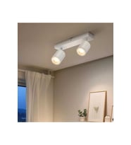 Enerji Tasarruflu LED Aplik ve Avize Seti, Gün Işığı Ampullü, İkili Paket