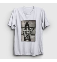 Presmono Unisex Beyaz Amps Guns N' Roses Slash T-Shirt 39778tt
