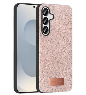 Galaxy S25 Bright Simli Kapak - Pembe