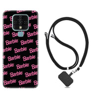 Tecno Camon 16 18P Pova Kılıf Boyun Askılı Silikon Barbie 1404