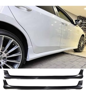 Toyota Corolla Twin Yan Marşpiyel Seti Mat Siyah Plastik 2 Adet 2013 2014 2015 2016 2017 2018