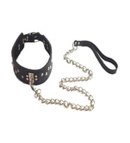 Siyah Fantazi Boyun Tasması + Erotik Masaj Yağı(Black Fantasy Collar + Erotic Massage Oil)