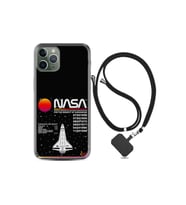 Uyumlu Iphone 12 Pro Kılıf Desenli Silikon Boyun Askılı Nasa 2 1407