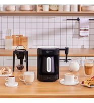 Karaca Hatır Barista Latte ve Türk Kahve Makinesi Pearl White