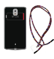 Samsung Note 3 4 5 8 9 20 Ultra 10 Lite Kılıf Boyun Asklı Rasta Silikon My Love 1402