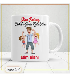 Babalar Günü Hediyesi – Kişiye Özel Kupa Bardak-baba56