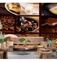 Cafe ve Restaurant Duvar Kağıdı Baskı