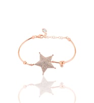 Söğütlü Silver Gümüş rose zirkon taşlı star bilezik