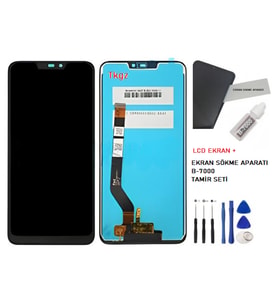 Honor 8C Uyumlu Lcd Ekran Dokunmatik Servis Lcd + B-7000 + TAMİR SETİ