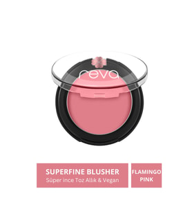 Superfine Blusher Flamingo Pink - Süper ince Toz Allık 7,5 gr - No: 703 - Vegan & Temiz İçerik