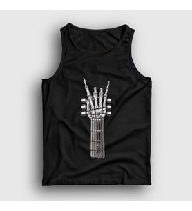 Presmono Unisex Siyah Skeleton Hand Guitar Music Rock Atlet 340242tt