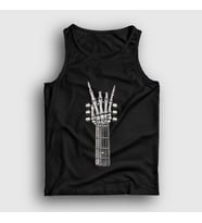 Presmono Unisex Siyah Skeleton Hand Guitar Music Rock Atlet 340242tt