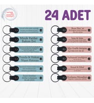 Gök Mavi & Yavru Ağzı, 24’lü Set, Kişiye Özel Hediyelik, Kültürel Etkinlik Ziyaretçilerine Sürpriz