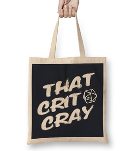 Dungeons And Dragons That Crit Cray Bez Çanta Uzun Saplı