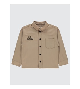 Civil Boys Erkek Çocuk Gömlek 10-13 Yaş Vizon (Vizon)