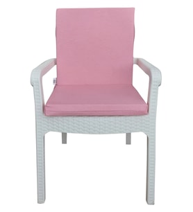 MİRZADE 6 ADET ELİT YÜKSEK ARKALI MİNDER DUCK BEZİ-eltm prm pembe
