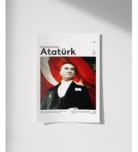 Çerçevesiz Poster Ebedi Başkomutan
