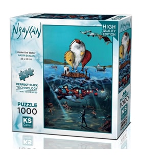 Nessiworld Ks Games Under The Water Puzzle 1000 Parça 20709