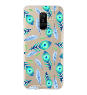 PrintiFy Samsung Galaxy A6 Plus 2018 ile Uyumlu 1mm Slim Fit Nazar Boncuğu 3 Baskılı Şeffaf  Kılıf