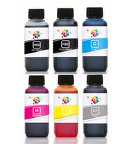 QC HP 727 B3P22A B3P23A B3P19A B3P20A B3P21A B3P24A Uyumlu Kartuş Mürekkebi PRO Set 6 Renk 100ml