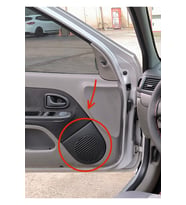 Renault Clio - Renault Symbol Thalia - kapı hoparlör kapağı