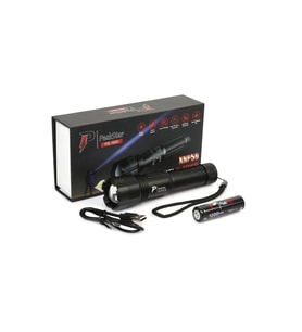 Ps-1600 Süper Parlak Led Zoomlu 5 Mod Su Geçirmez Profesyonel Kamp Bekçi Avcı Feneri