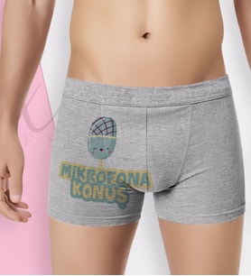 BK Gift Özel Tasarım Eğlenceli Erkek Boxer Serisi - Model 31