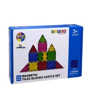 13 Parça Magnetic Tiles 13 Parça Manyetik Yapı Blokları Kale Seti